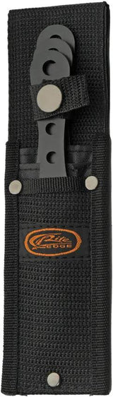 Rite Edge Javelin Point Throwing Knives - 3 Piece Black 3Cr13 Stainless Set With Nylon Sheath by Rite Edge