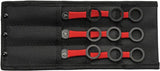 Rite Edge Rapidfire Kunai Set 211628 - Nine Piece Tactical Kunai With Red Cord Handles And Belt Sheath by Rite Edge
