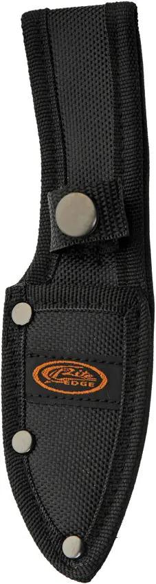 Guthook Fixed Blade Knife for Outdoors Enthusiasts Rugged 7 Inch Overall 4 Inch Satin 3Cr13 Blade Black Pakkawood by China Made