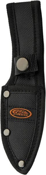 Guthook Fixed Blade Knife for Outdoors Enthusiasts Rugged 7 Inch Overall 4 Inch Satin 3Cr13 Blade Black Pakkawood by China Made
