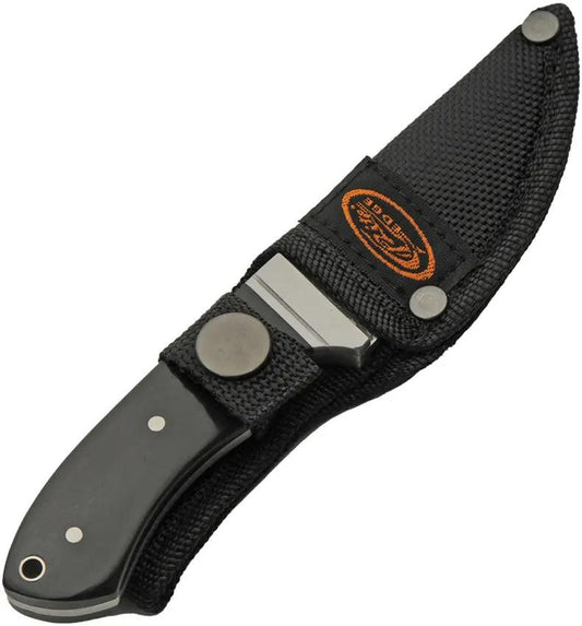 Rite Edge Bobcat Skinner Black 211630-BK - Durable Satin 3Cr13 Blade, Full Tang, Lanyard Hole by Rite Edge