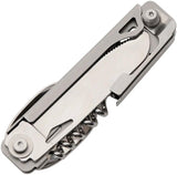 7-In-1 Camp Tool With Serrated Knife Corkscrew Bottle Opener Can Opener Spoon And Fork Stainless Steel by China Made