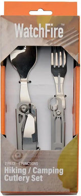 7-In-1 Camp Tool With Serrated Knife Corkscrew Bottle Opener Can Opener Spoon And Fork Stainless Steel by China Made