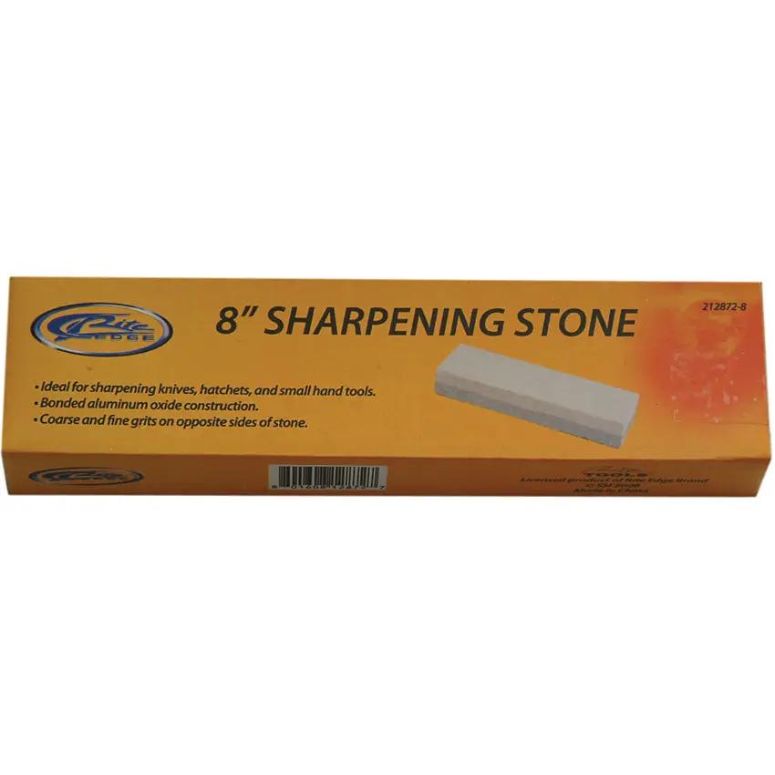 Rite Edge Sharpening Stone 8 Inch - Coarse And Fine Grit Aluminum Oxide Construction Boxed by Rite Edge