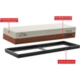 Rite Edge Sharpening Stone 1000/3000 - Dual Grit Stone With Gel Base For Sharpening And Honing by Rite Edge