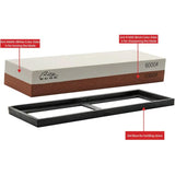 Rite Edge Sharpening Stone - 1000/6000 Grit With Gel Base For Sharpening And Honing by Rite Edge