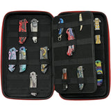 64 Slot Knife Case Holds 64 Knives Nylon EVA Construction Durable Zipper Travel Case For Professional Chefs by China Made