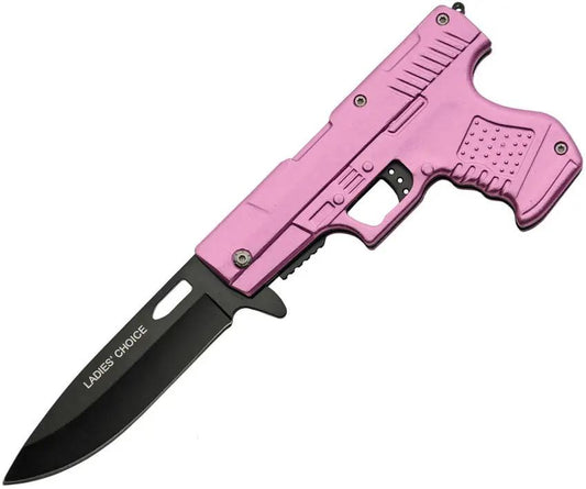 Rite Edge Gun Linerlock Pink 300227-PK by Rite Edge