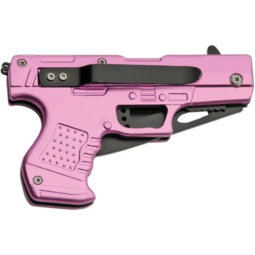 Rite Edge Gun Linerlock Pink 300227-PK by Rite Edge