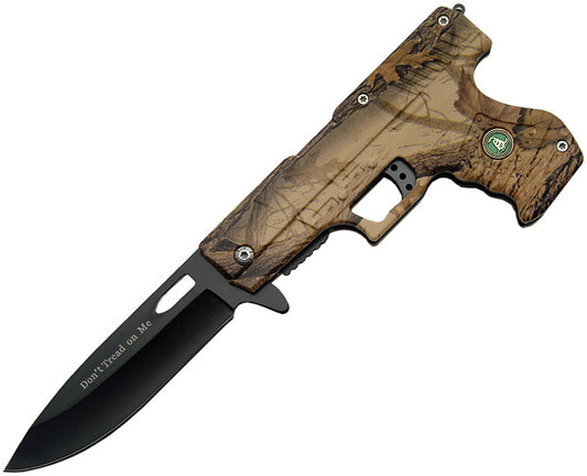 Rite Edge Gun Linerlock Camo Dont Tread 300227-SB