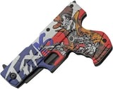Rite Edge Gun Linerlock Texas Knife - Assisted Opening With Black Finish Stainless Blade by Rite Edge