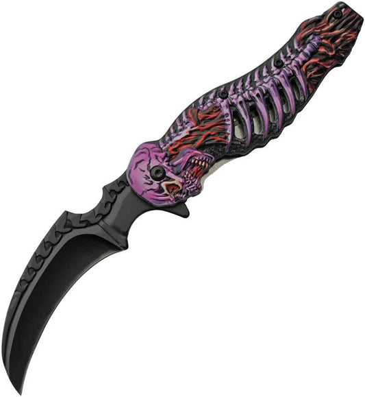 Rite Edge Skull Talon Linerlock A/O 300308-PU by Rite Edge