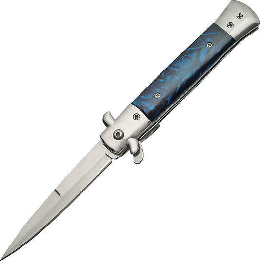 Rite Edge Stiletto Linerlock Blue A/O 300342-BL