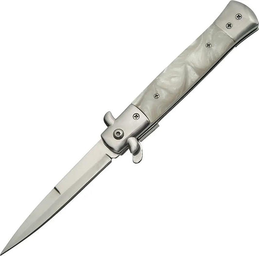 Rite Edge Stiletto Linerlock White A/O 300342-WH by Rite Edge