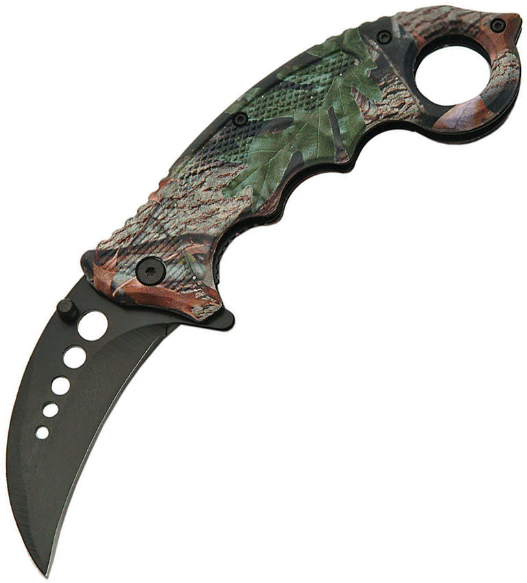 China Made Folder Camo Karambit Clip A/O 300409
