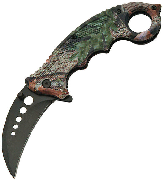 China Made Folder Camo Karambit Clip A/O 300409