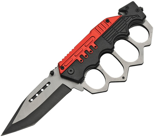 Rite Edge Combat Trench Linerlock Red 300459-RD