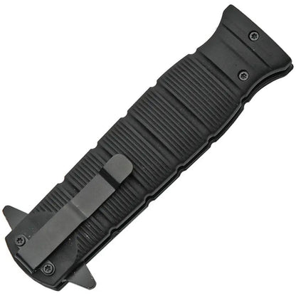 Rite Edge Linerlock Black 300480-BK - Assisted Opening Pocket Knife With Clip Point Blade by Rite Edge