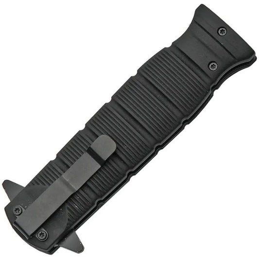 Rite Edge Linerlock Black 300480-BK - Assisted Opening Pocket Knife With Clip Point Blade by Rite Edge
