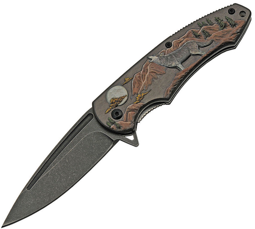 Rite Edge Howling Wolf Linerlock 300488