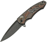 Rite Edge Howling Wolf Linerlock 300488 by Rite Edge