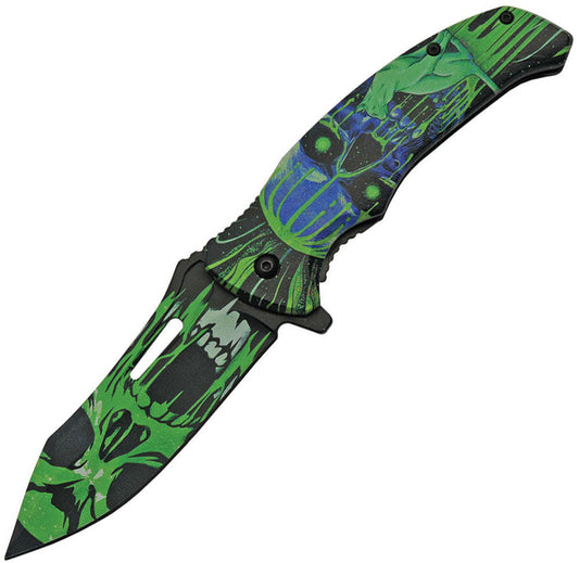 China Made Cat Eye Linerlock Green 300503-GN