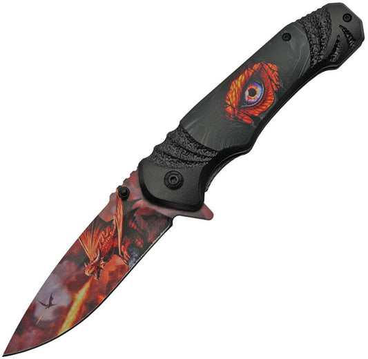 China Made Dragon Eye Linerlock 300504