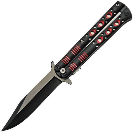 China Made Fly Linerlock A/O Red 300514-RD