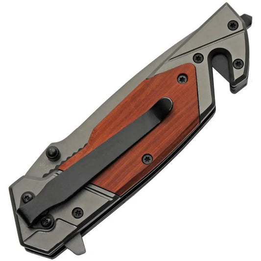 Rite Edge Rescue Linerlock Assisted Opening 300529 - Rescue Knife With Glass Breaker And Belt Cutter by Rite Edge