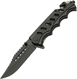 Rite Edge Tactical Linerlock A/O Black 300553-BK by Rite Edge
