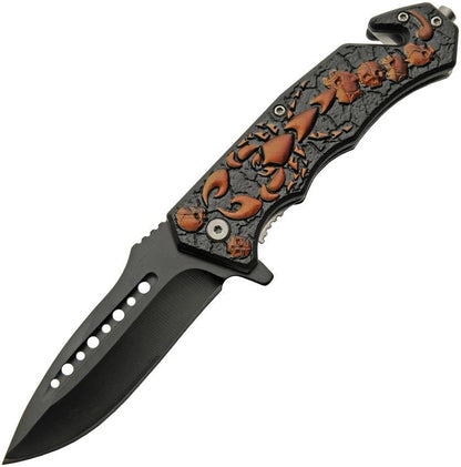 Rite Edge Scorpion Linerlock Orange A/O 300563 by Rite Edge