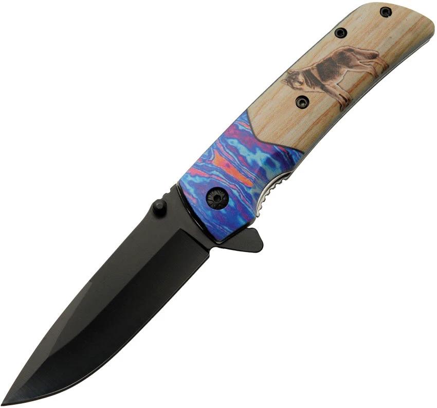 Rite Edge Voodoo Linerlock Wolf A/O 300564-WF by Rite Edge