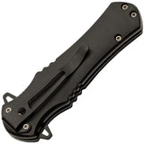 Assisted Opening Liner Lock Knife Grim Reaper Skull Black Stainless 3.5 Inch Blade For EDC Enthusiasts by China Made