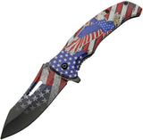 China Made USA Eagle Linerlock A/O 300575-EG by China Made