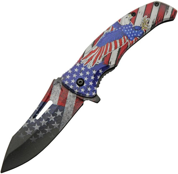 China Made USA Eagle Linerlock A/O 300575-EG by China Made