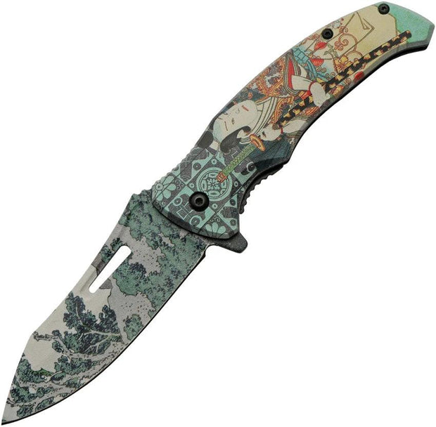 China Made Forest Samurai Linerlock A/O 300576-GN by China Made