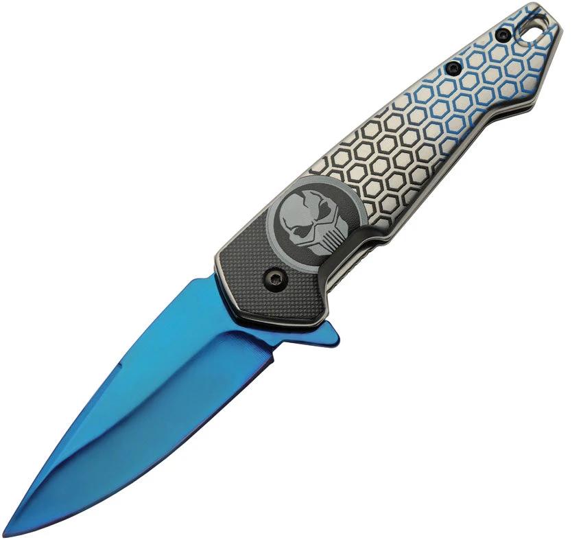 China Made Predator Framelock A/O Blue 300578-BL by China Made