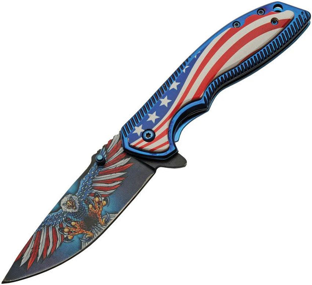 China Made Freedom Eagle Linerlock A/O 300583 by China Made