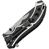 Rite Edge Caution Linerlock - Assisted Opening Knife With 3.75 Inch Two Tone Stainless Blade And Aluminum Handle by Rite Edge
