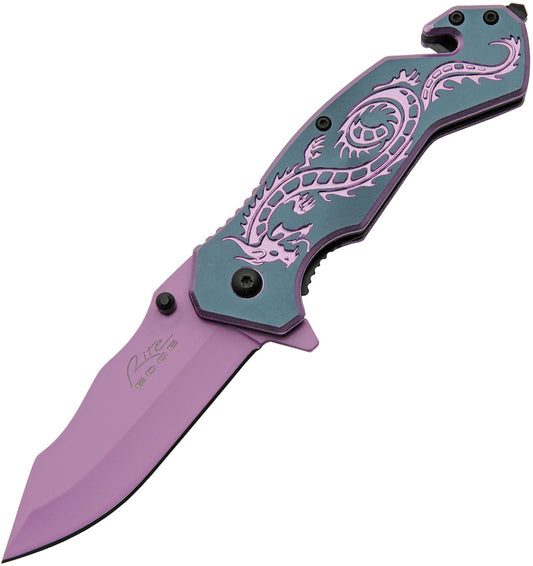 Rite Edge Flying Dragon Linerlock Pur 300586-PU