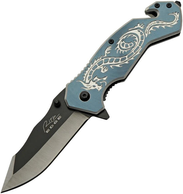Rite Edge Flying Dragon Linerlock Sil 300586-SL by Rite Edge