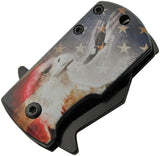 Rite Edge Money Clip Framelock A/O Eagle 300590-EG - Assisted Opening With Aluminum Handle And Eagle Artwork by Rite Edge