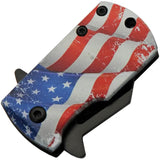 Rite Edge Money Clip Framelock A O Flag 300590 US - Compact Aluminum Handle Knife With American Flag Artwork by Rite Edge