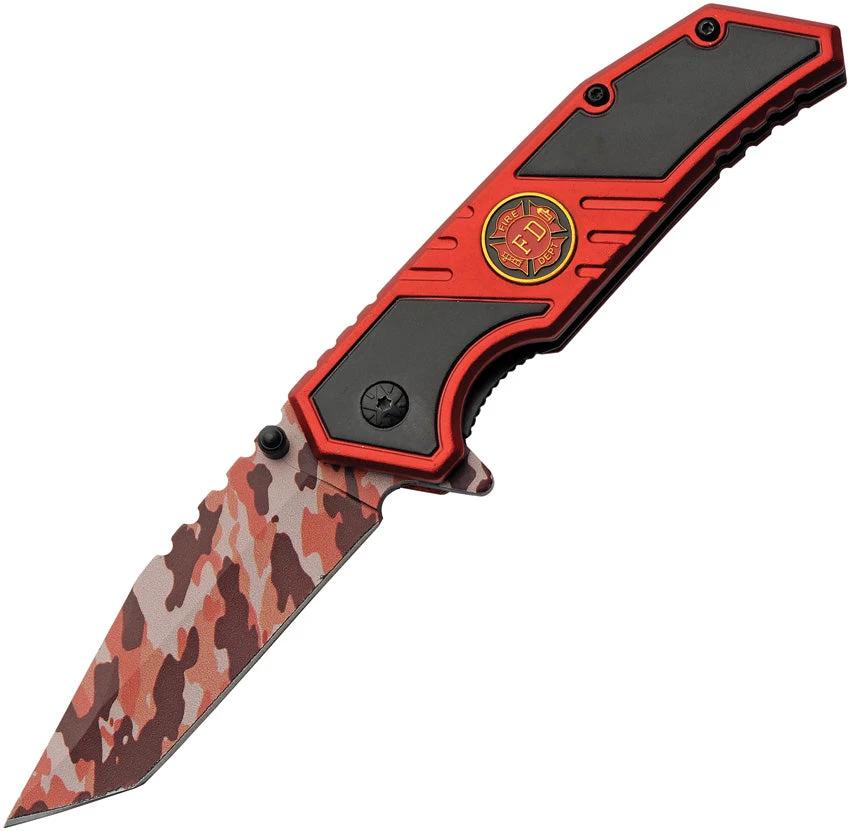 Rite Edge Fire Fighter Camo Linerlock 300598-FF by Rite Edge