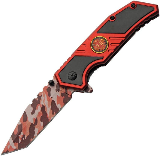 Rite Edge Fire Fighter Camo Linerlock 300598-FF by Rite Edge