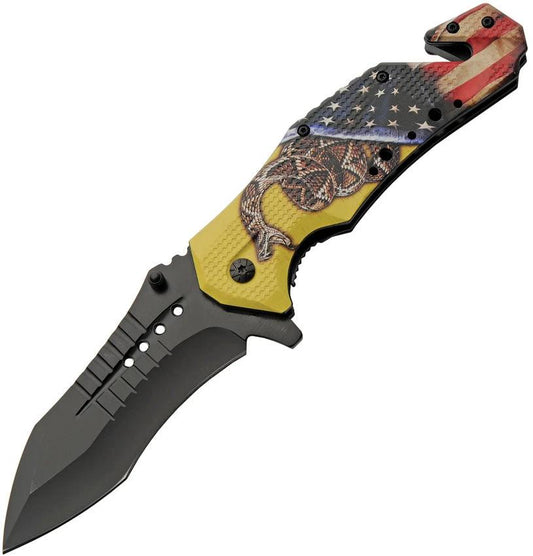 Rite Edge Don't Tread Linerlock 300599-YW by Rite Edge