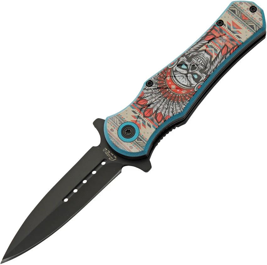 Rite Edge Headdress Linerlock A/O Skull 300603-SK by Rite Edge