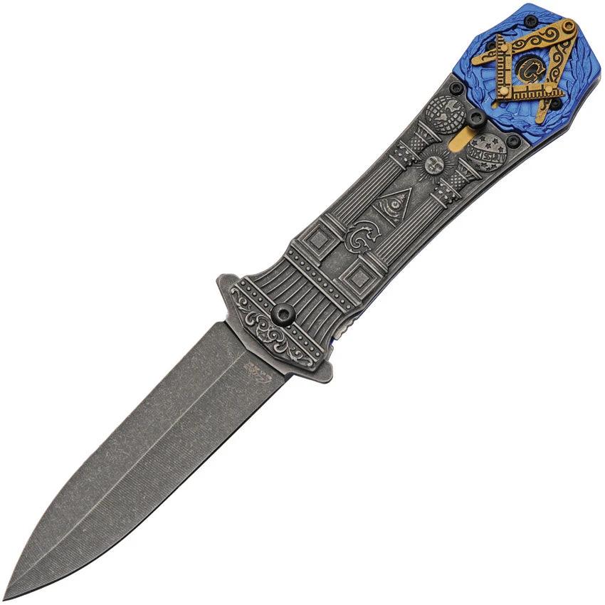 China Made Masonic Secrets Linerlock 300604 by China Made