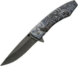 Rite Edge Dark Moon Linerlock A/O Gray 300605-BK by Rite Edge