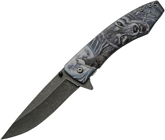 Rite Edge Dark Moon Linerlock A/O Gray 300605-BK by Rite Edge